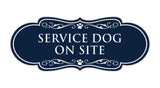 Designer Paws, Service Dog On Site Wall or Door Sign