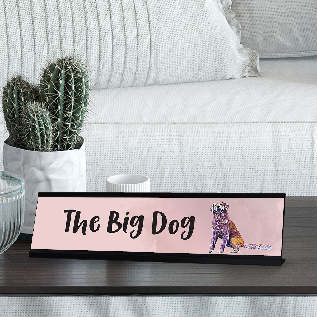 The Big Dawg Retriever, Gaucho Goods Desk Signs (2 x 8")