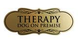 Motto Lita Designer Paws, Therapy Dog on Premise Wall or Door Sign