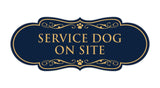 Designer Paws, Service Dog On Site Wall or Door Sign