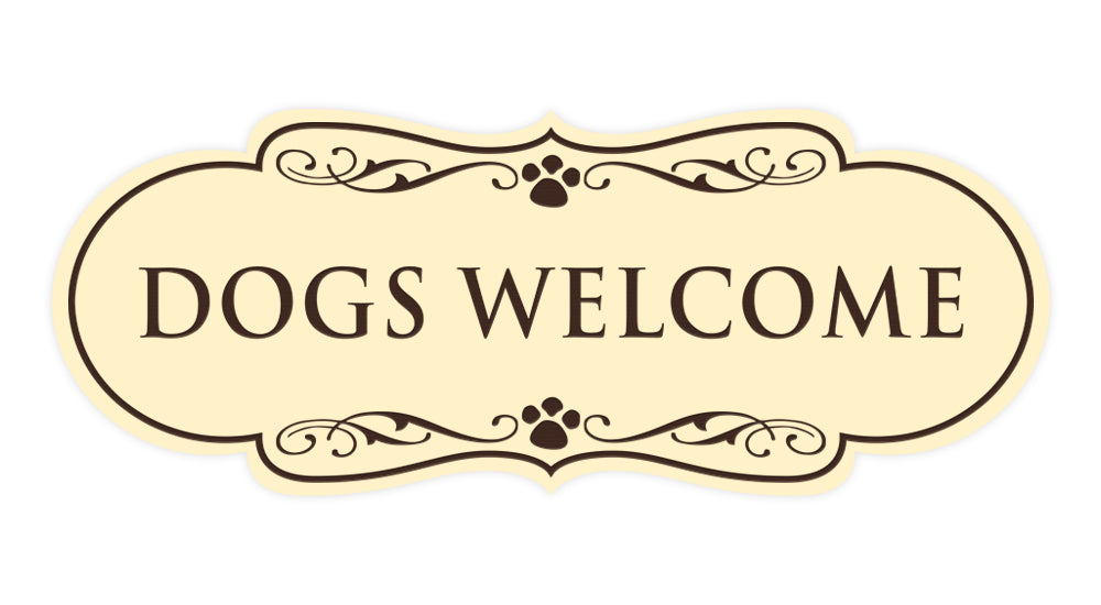 Designer Paws, Dogs Welcome Wall or Door Sign