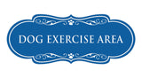 Designer Paws, Dog Exercise Area Wall or Door Sign