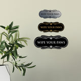 Designer Paws, Wipe Your Paws Wall or Door Sign
