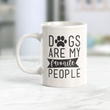 Dogs Are My Favorite People Coffee Mug