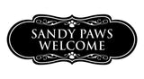 Designer Paws, Sandy Paws Welcome Wall or Door Sign