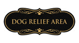 Designer Paws, Dog Relief Area Wall or Door Sign