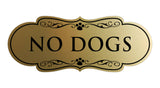 Designer Paws, No Dogs Wall or Door Sign