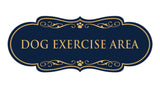 Designer Paws, Dog Exercise Area Wall or Door Sign