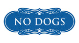 Designer Paws, No Dogs Wall or Door Sign