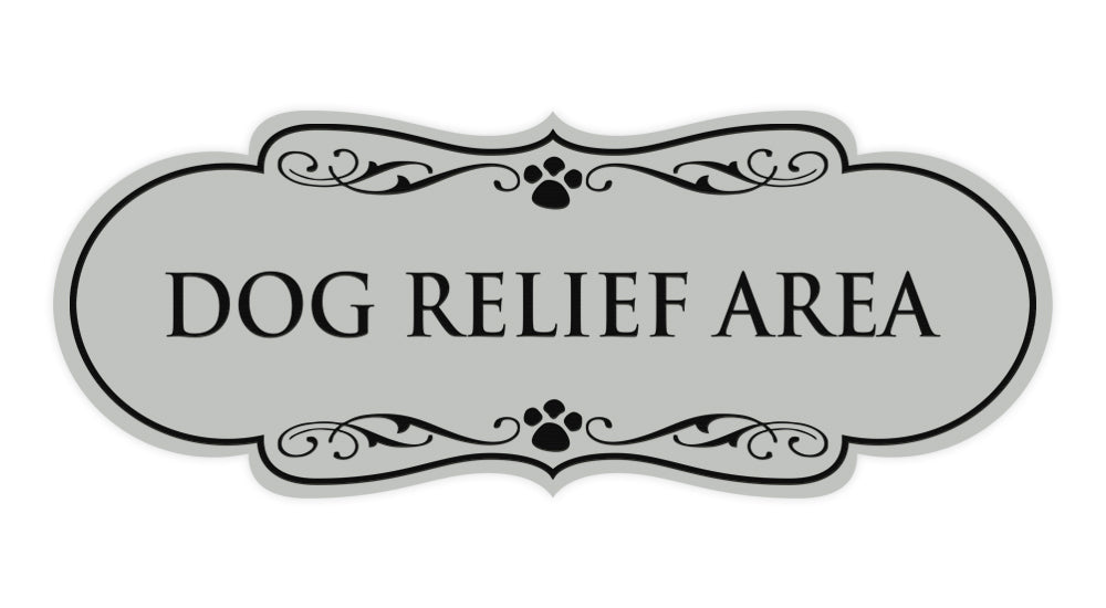 Designer Paws, Dog Relief Area Wall or Door Sign