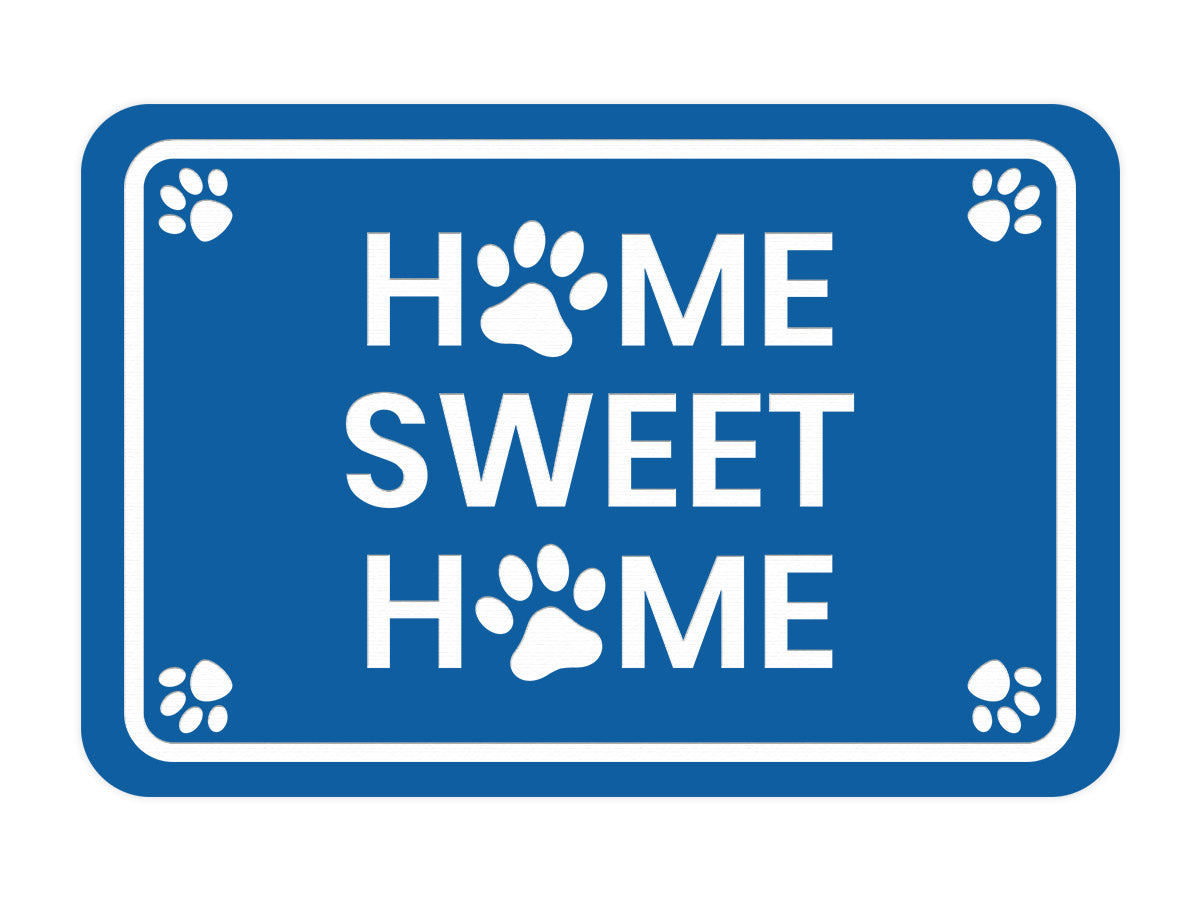 Classic Framed Paws, Home Sweet Home Wall or Door Sign