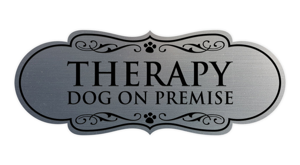 Motto Lita Designer Paws, Therapy Dog on Premise Wall or Door Sign