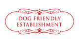 Designer Paws, Dog Friendly Establishment Wall or Door Sign