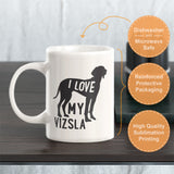 I Love My Vizsla Coffee Mug