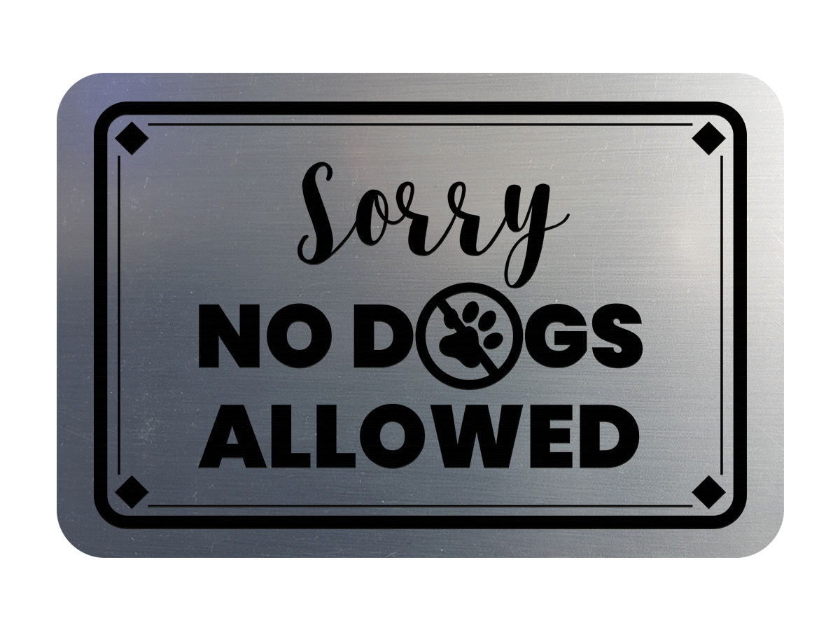Dog Block Sign No Dogs Allowed Sign Printable