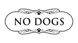 Designer Paws, No Dogs Wall or Door Sign