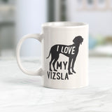I Love My Vizsla Coffee Mug