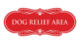 Designer Paws, Dog Relief Area Wall or Door Sign