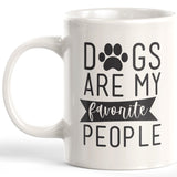 Dogs Are My Favorite People Coffee Mug