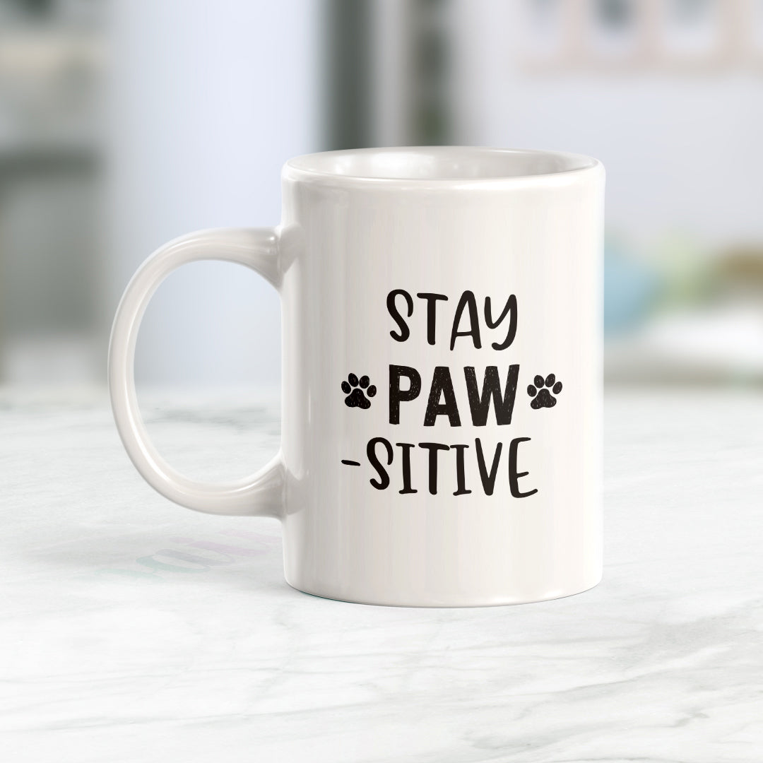Stay Pawsitive Coffee Mug
