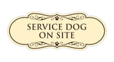 Designer Paws, Service Dog On Site Wall or Door Sign