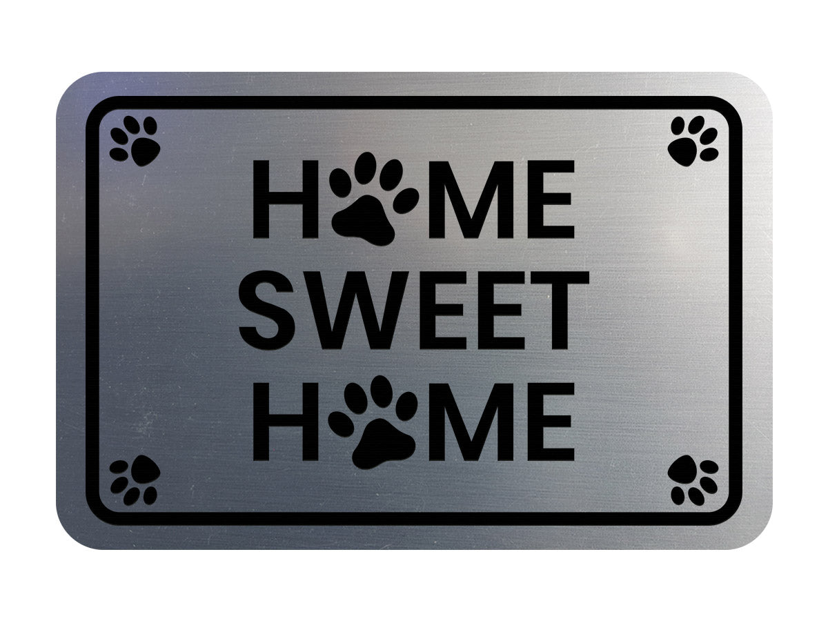 Classic Framed Paws, Home Sweet Home Wall or Door Sign
