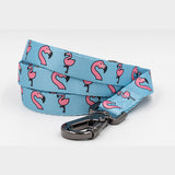 Paws and Pups Durable 6ft Nylon Dog Leash with neoprene padded handle - Flamingo - Gaucho Goods